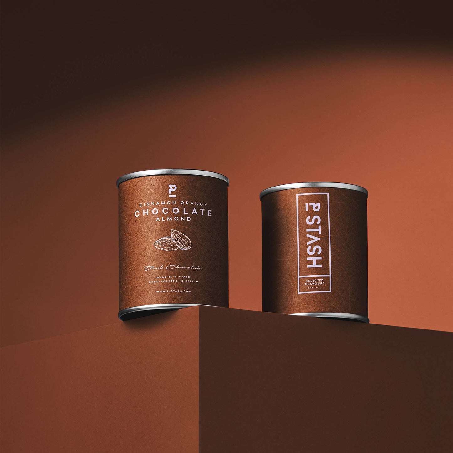 Schoko Genuss - Mandel mit dunkler Schokolade Zimt & Orange - 60g