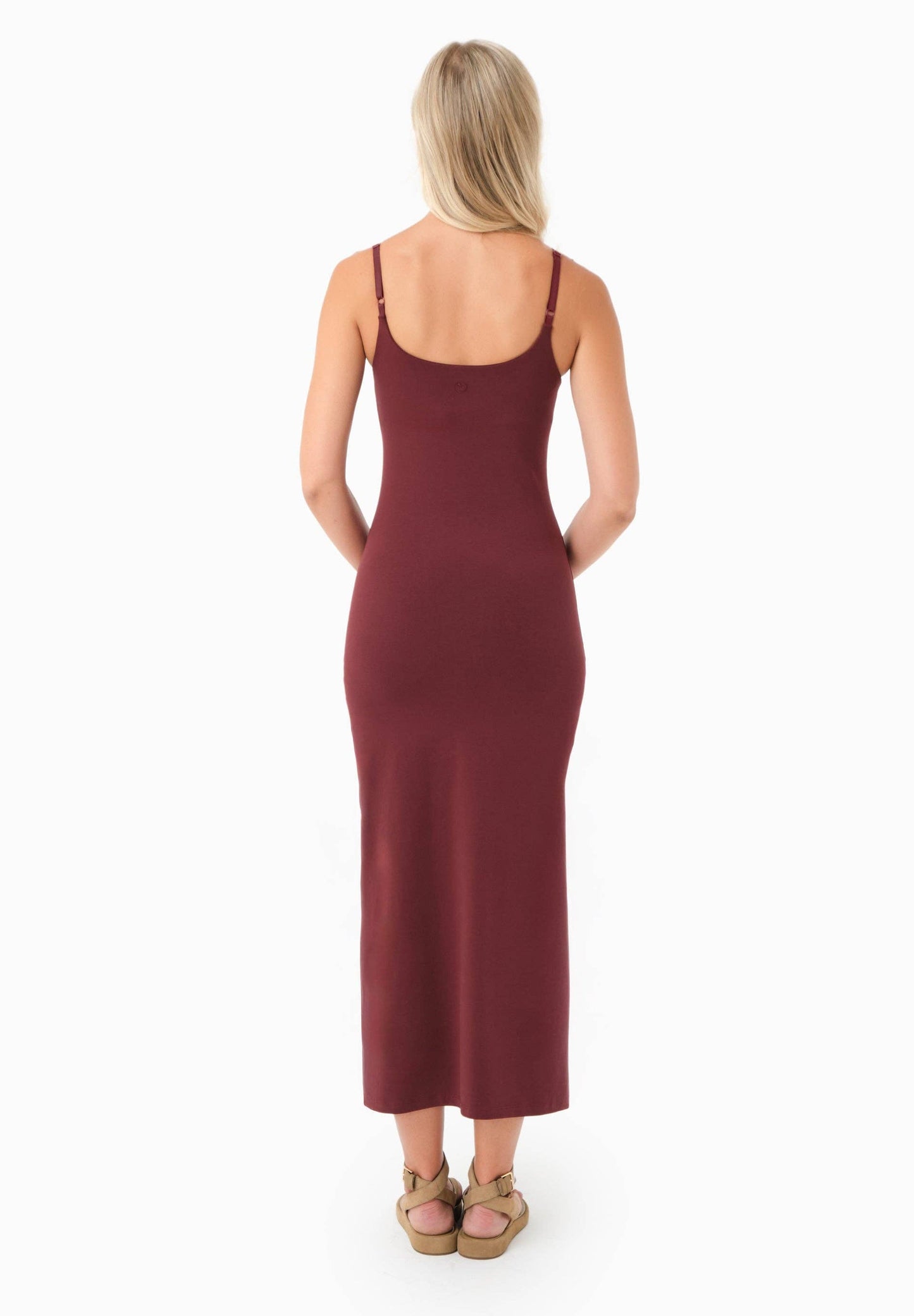 Kleid - DIANNA - Bio-Baumwolle - bordeaux