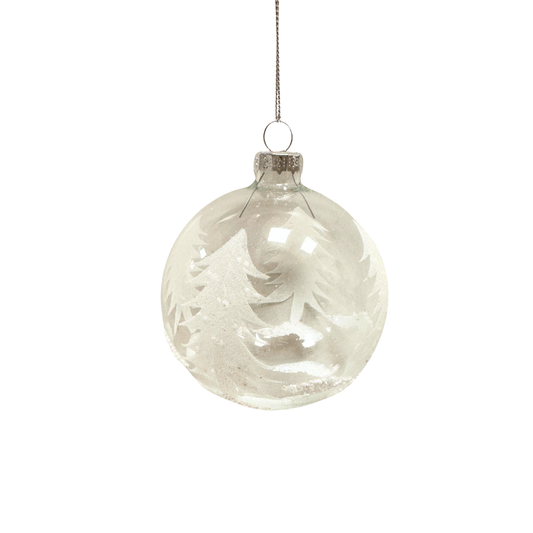 Weihnachtskugel - Winterwald