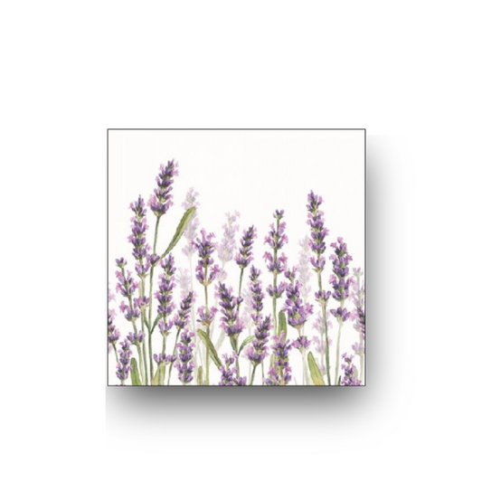 Papierserviette S • Lavender Shades white