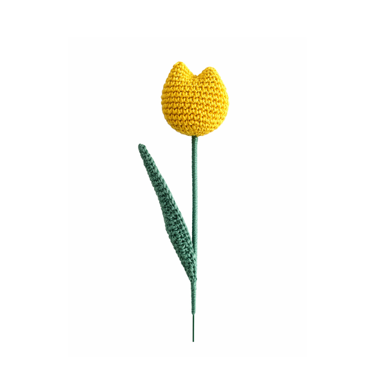 Gehäkelte Tulpe - versch. Farben