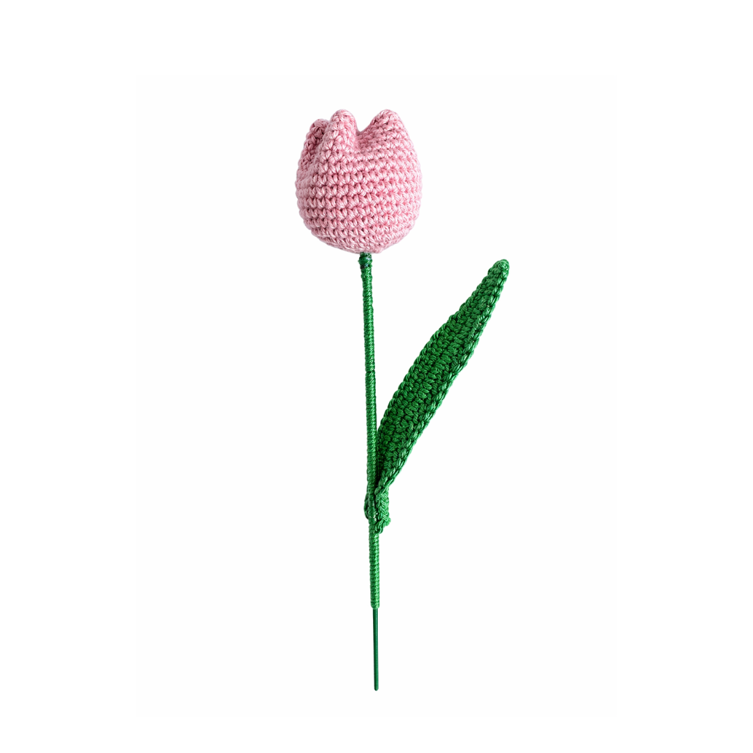 Gehäkelte Tulpe - versch. Farben