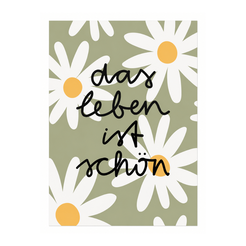 Poster - das Leben ist schön