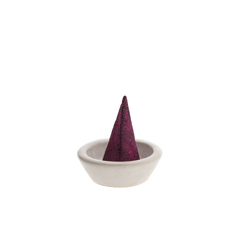 Räucherpyramiden Ambrosia ein Kegel mit Keramikhalter