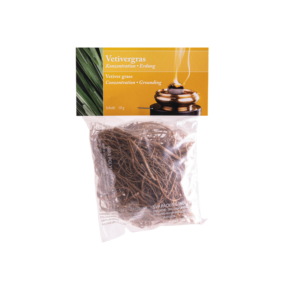 Räucherware • lose • Vetiver 10 g • Erdung, Wahrnehmung, Entspannung