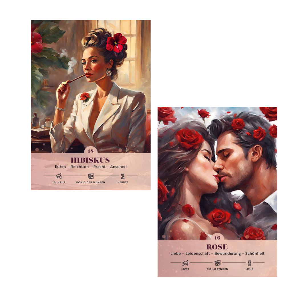 Orakel-Karten-Set: Blütenorakel