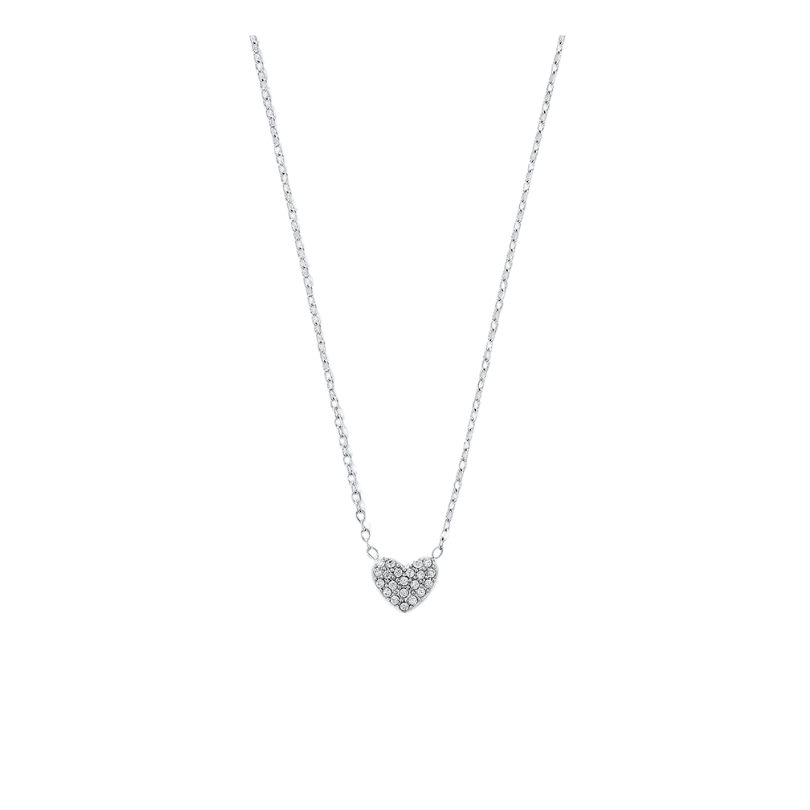 Kette - Herz Strass silber