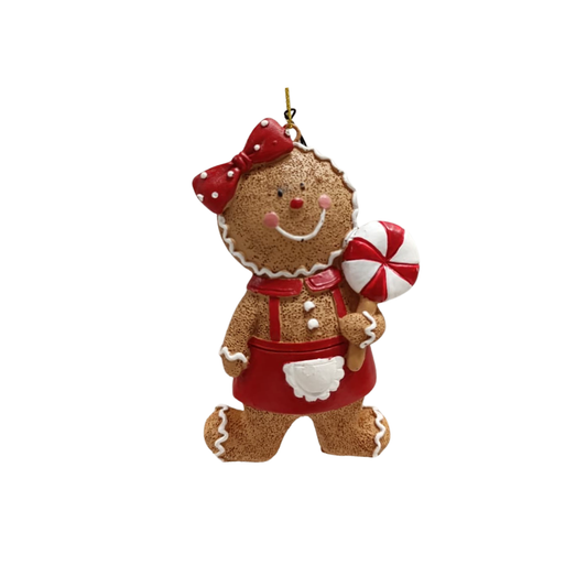 Dekoanhänger • Lebkuchenfrau Keks Lolli