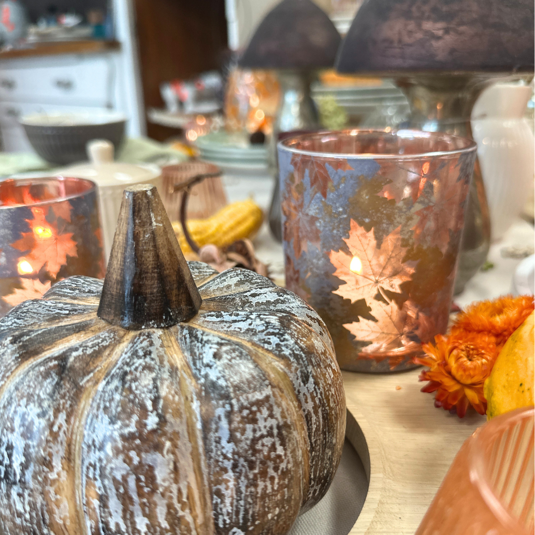 Teelicht - Herbstzauber Kupfer