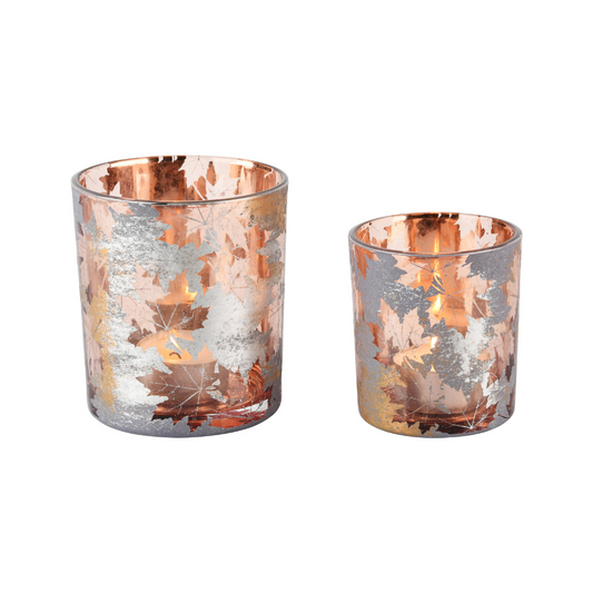 Teelicht - Herbstzauber Kupfer