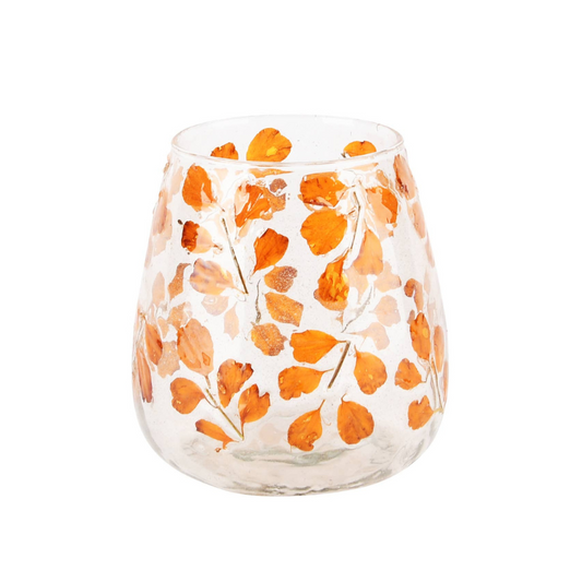 Teelichthalter - Blätter