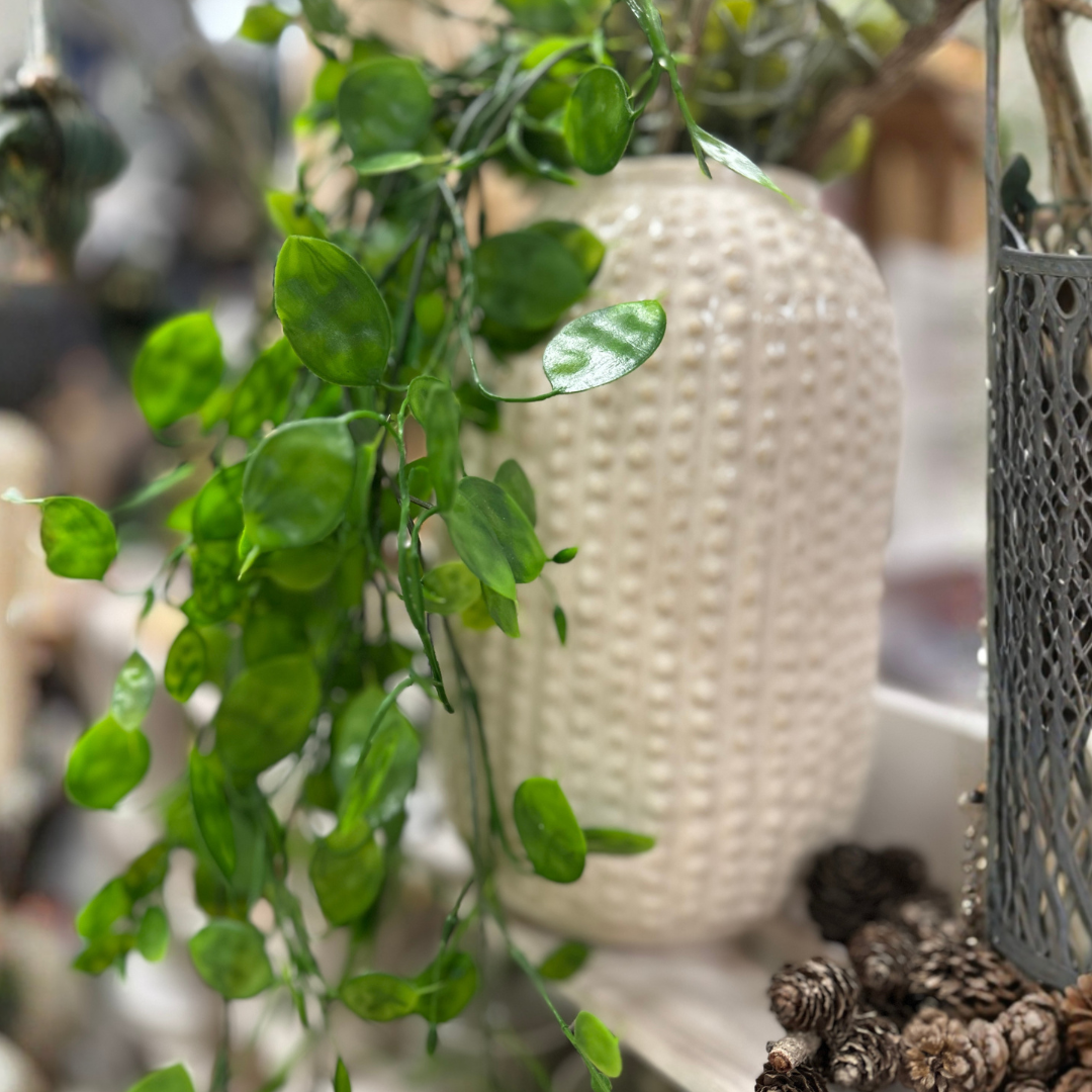 Kunstblume - hängend grün