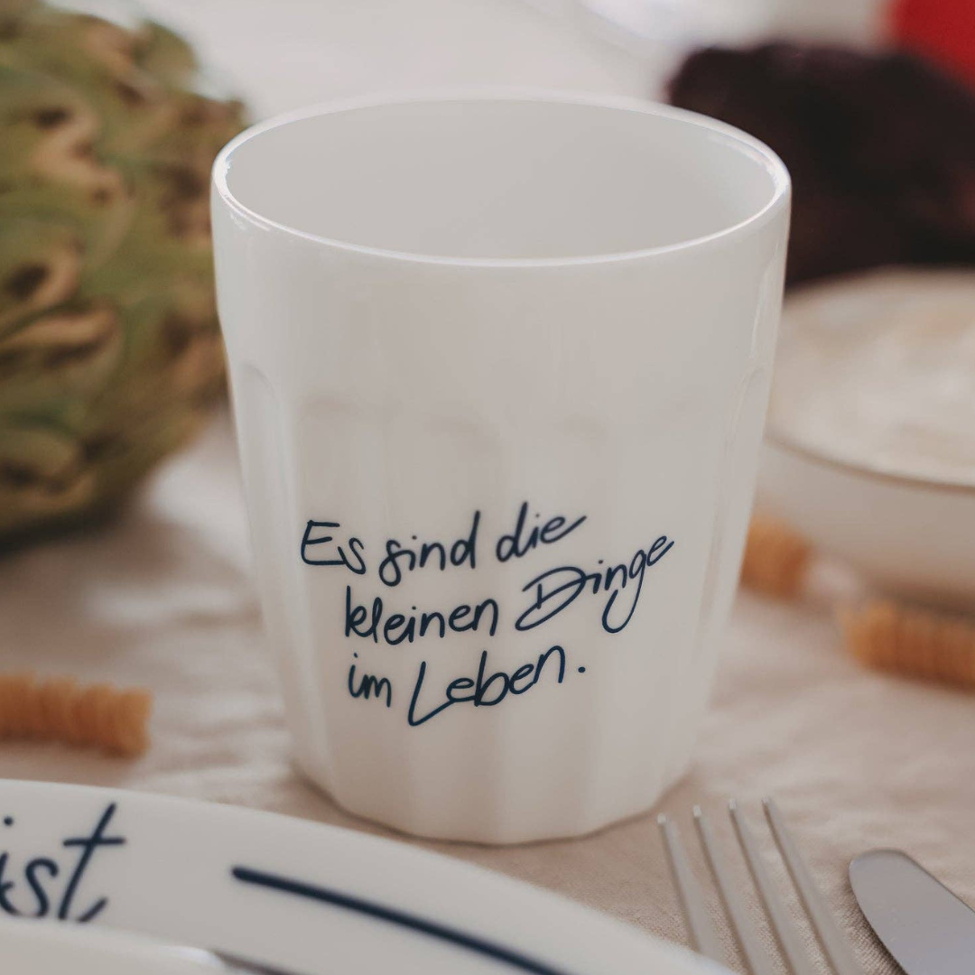 Becher - Kleine Dinge dunkelblau