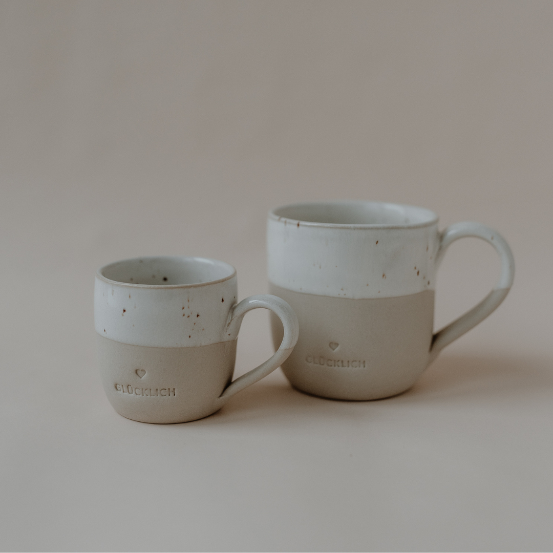 Cappuchino Tasse • Glücklich