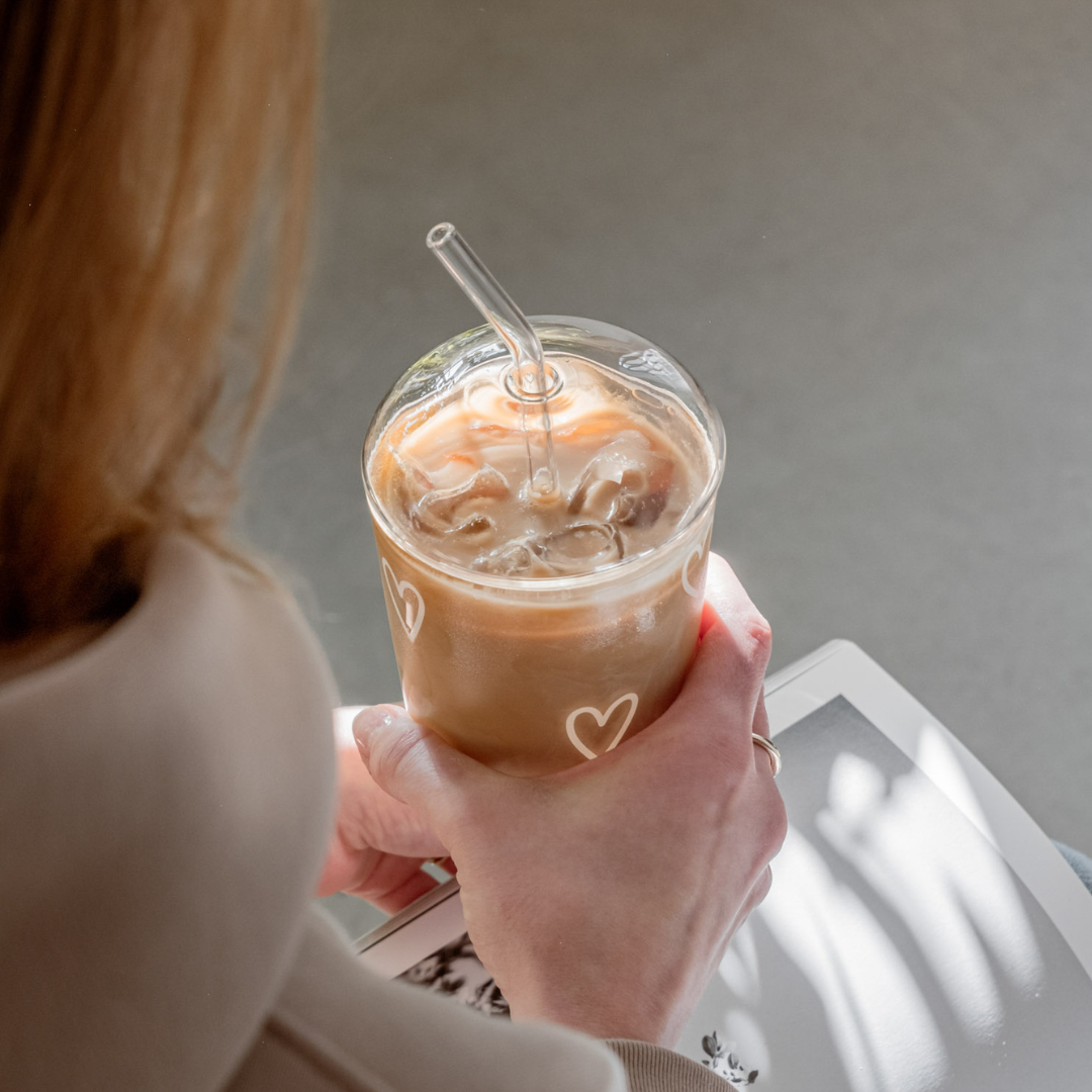 Glasdeckel - für hohes Trinkglas