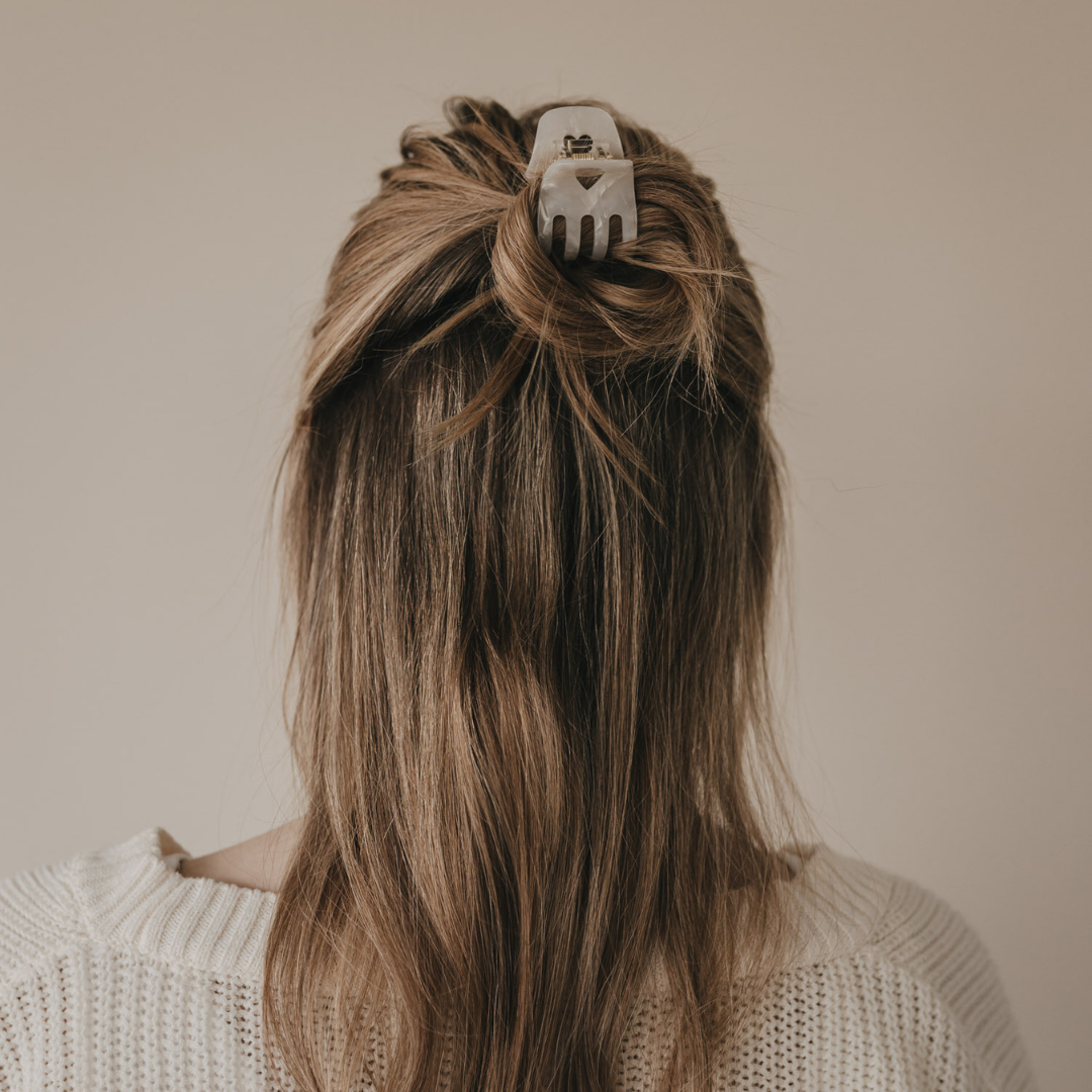 Haarspange - Herz - klein pearl