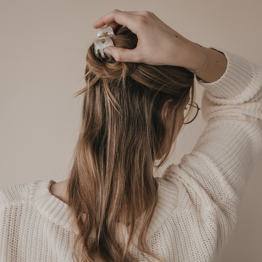 Haarspange - Herz - klein pearl