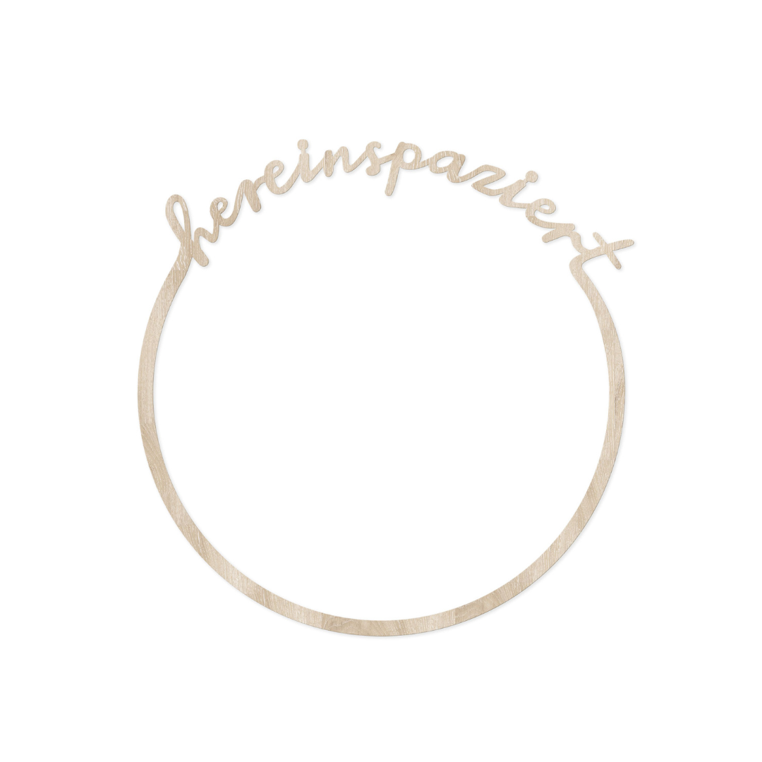 Holzkranz - Hereinspaziert