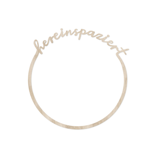 Holzkranz - Hereinspaziert