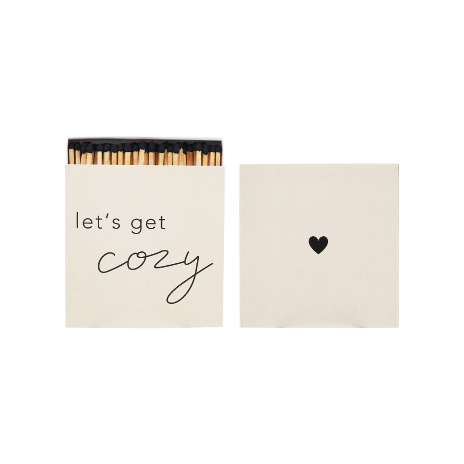 Streichhölzer • Lets get Cozy • Herz schwarz