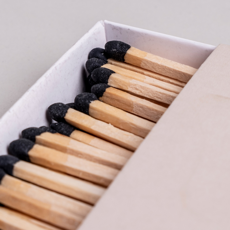 Streichhölzer • Lets get Cozy • Herz schwarz