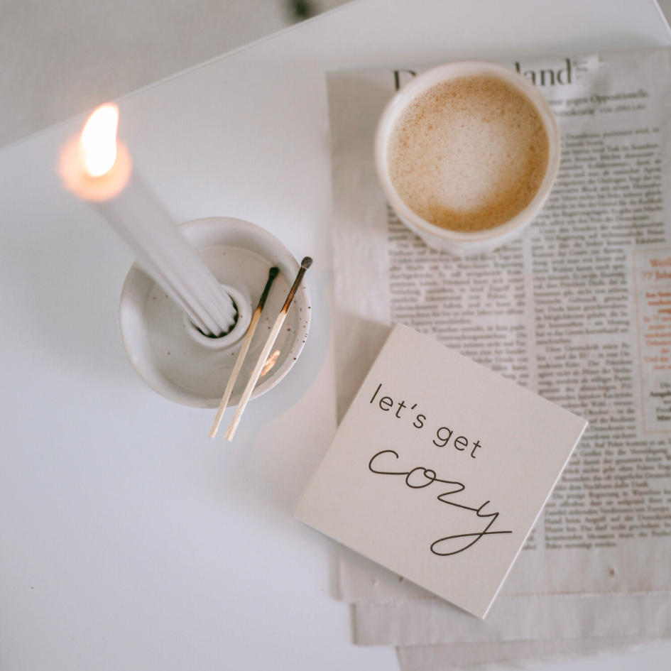 Streichhölzer • Lets get Cozy • Herz schwarz