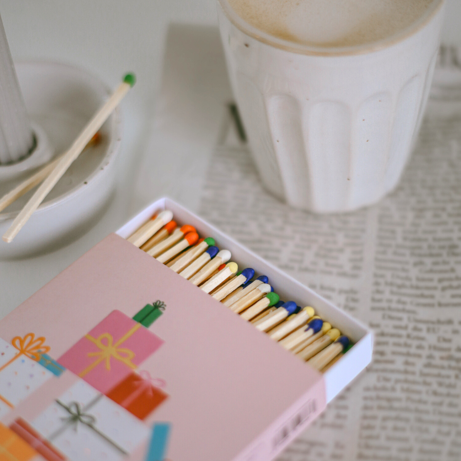 Streichhölzer • Merry Christmas • Geschenke