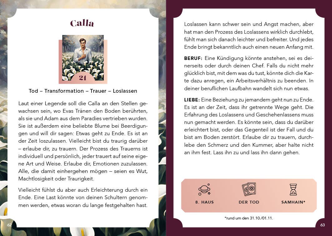 Orakel-Karten-Set: Blütenorakel