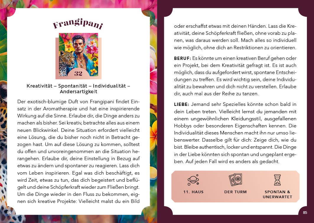 Orakel-Karten-Set: Blütenorakel