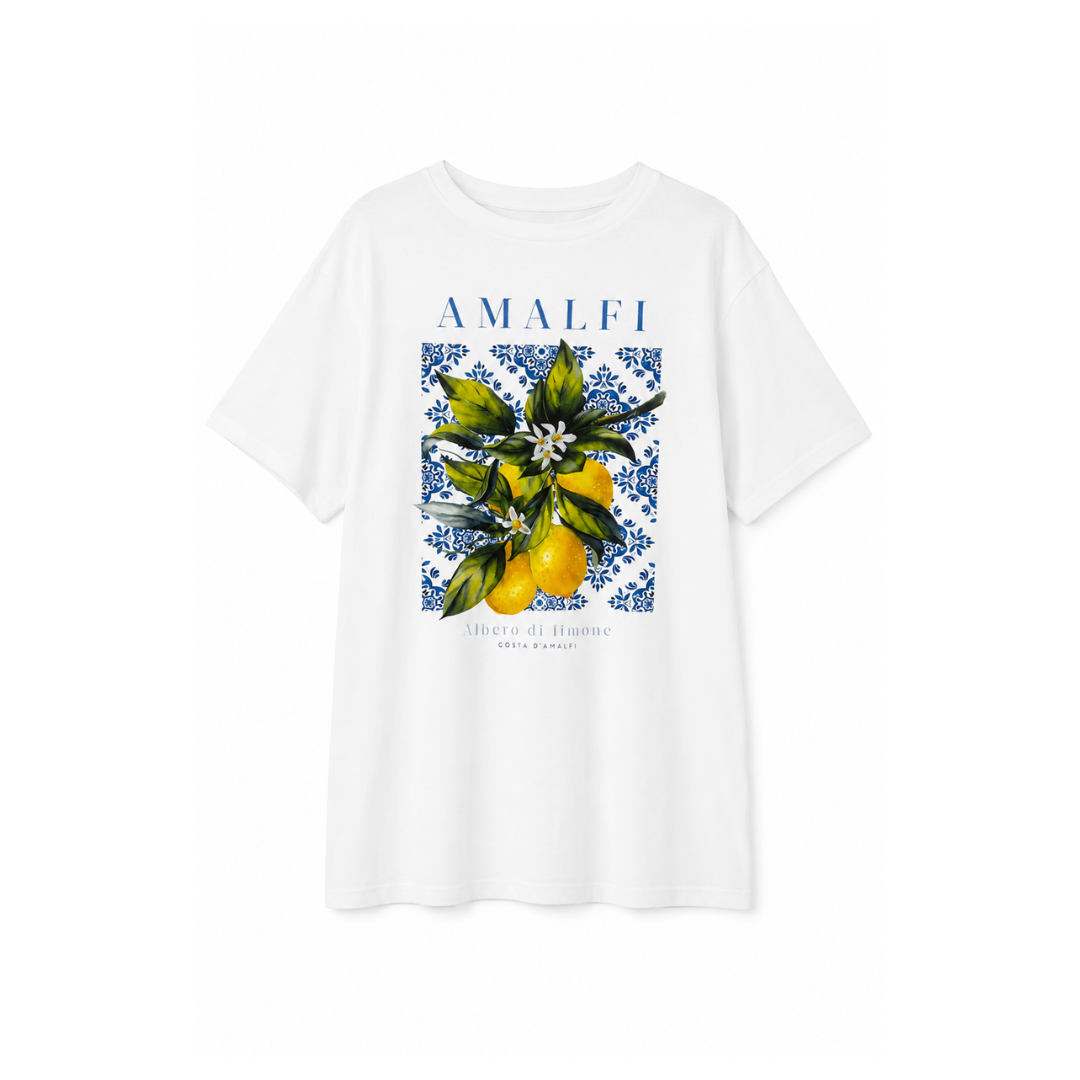 T-Shirt - AMALFI Zitronen oversize