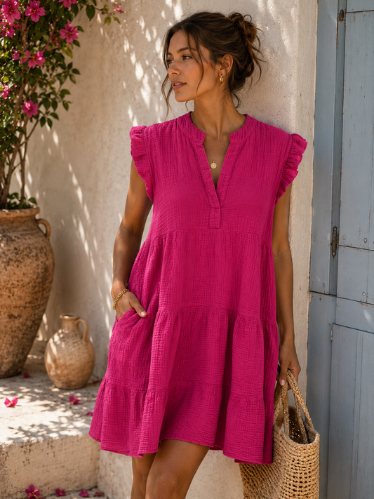 Kleid - JANA - 100% Baumwollgaze