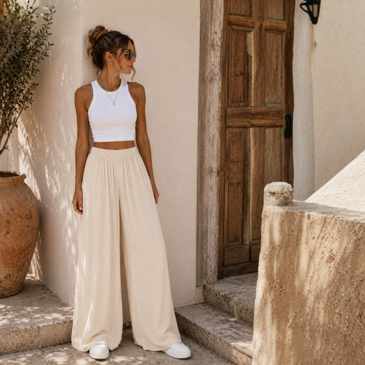 Hose Stoff - JESS - creme
