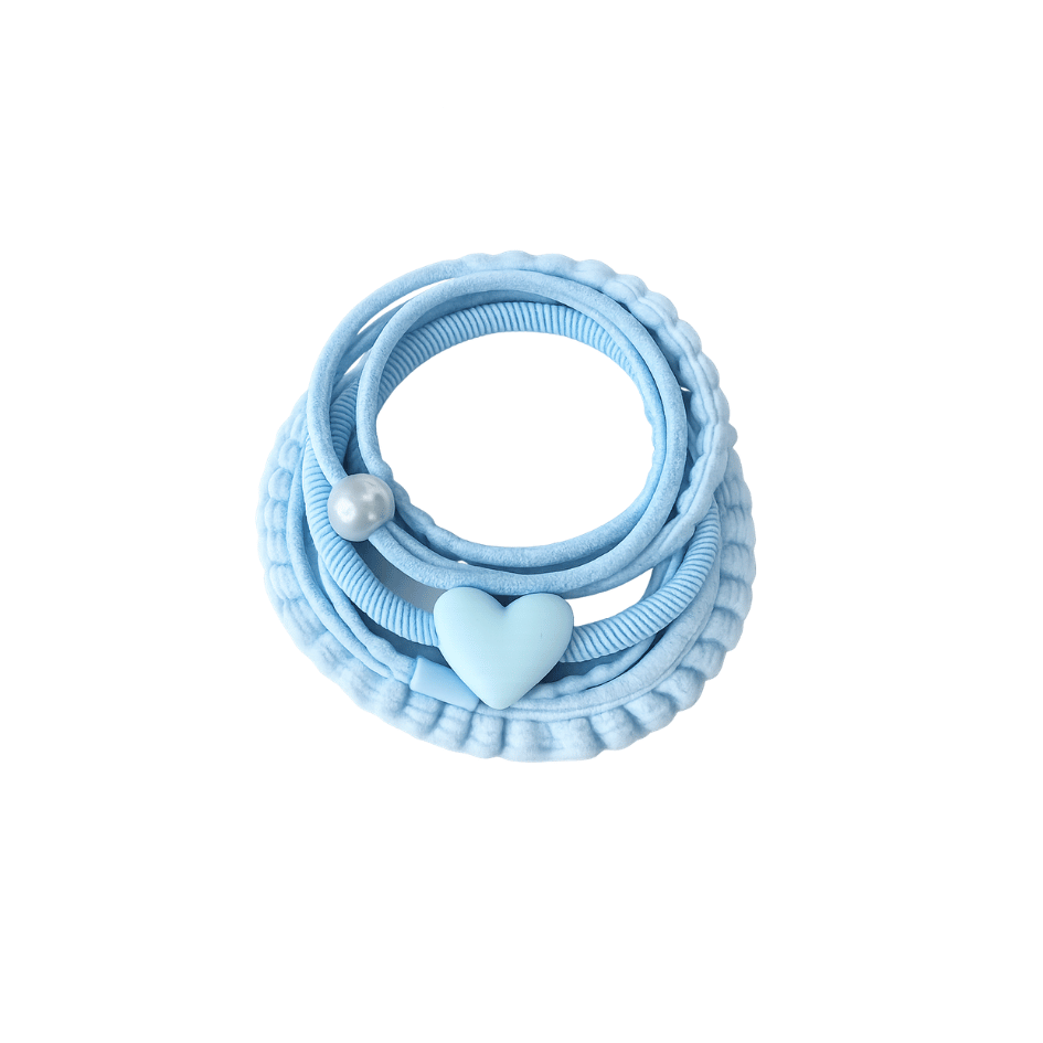 Haargummi Set - pastell - 4er Pack