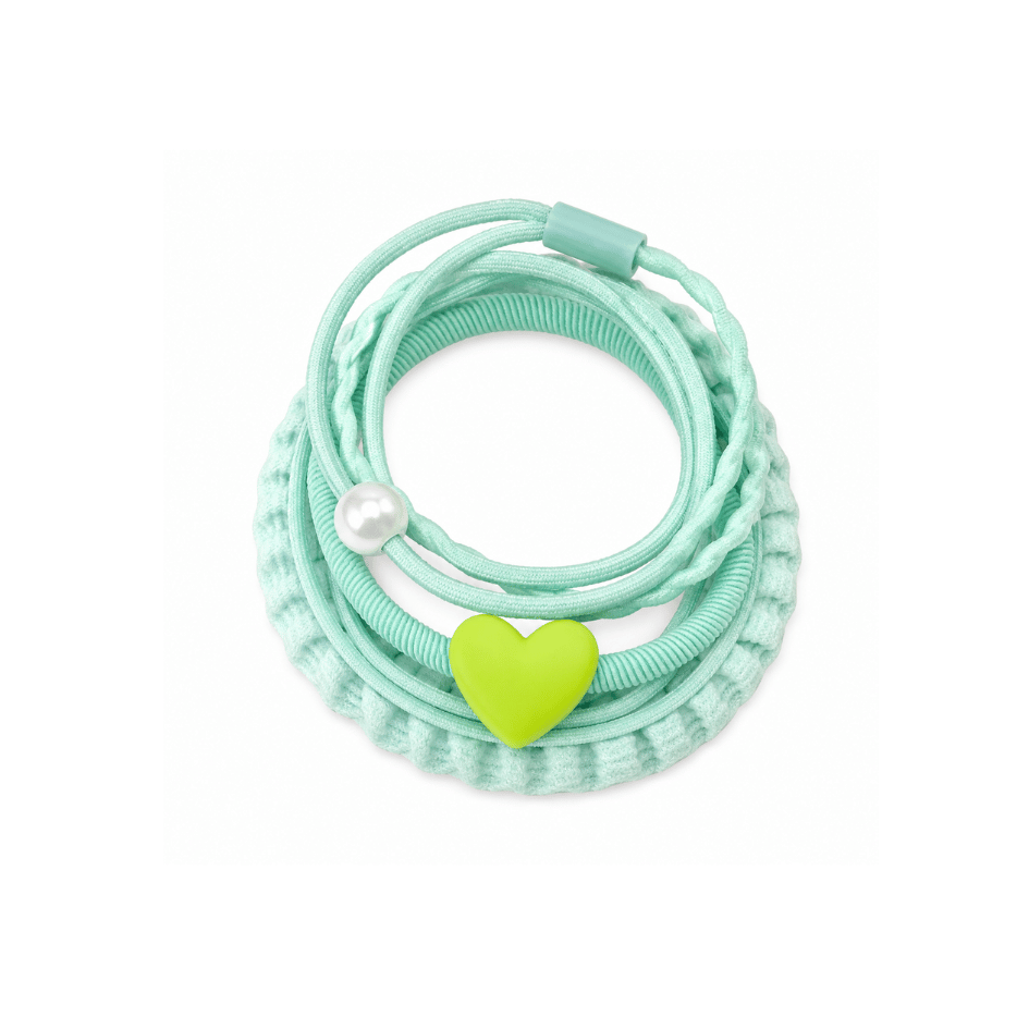 Haargummi Set - pastell - 4er Pack