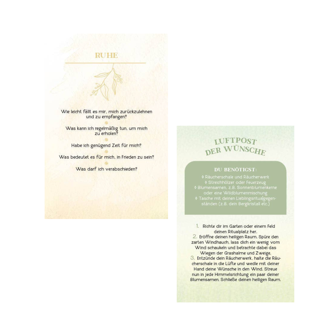 Rotualkarten-Box - Rituale Für Die Seele