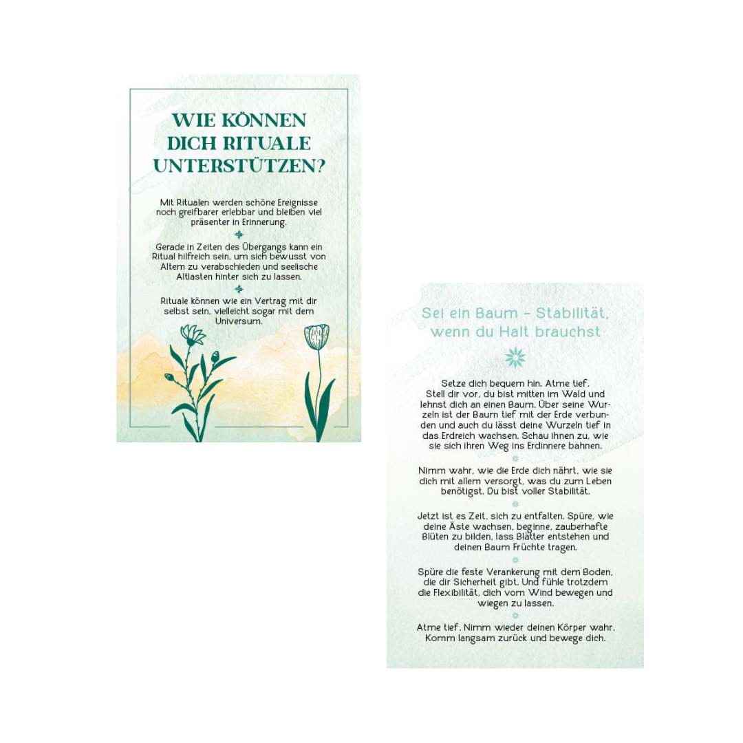 Rotualkarten-Box - Rituale Für Die Seele