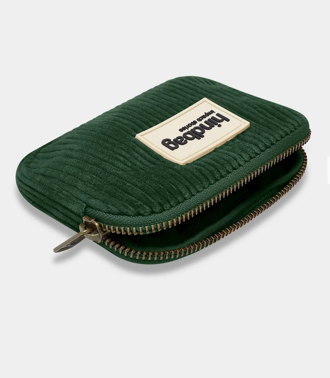 Geldbörse - LILI - Samt-Tanne