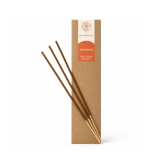 Räucherstäbchen - Weihrauch - mit 100% naturreinem ätherischen Öl