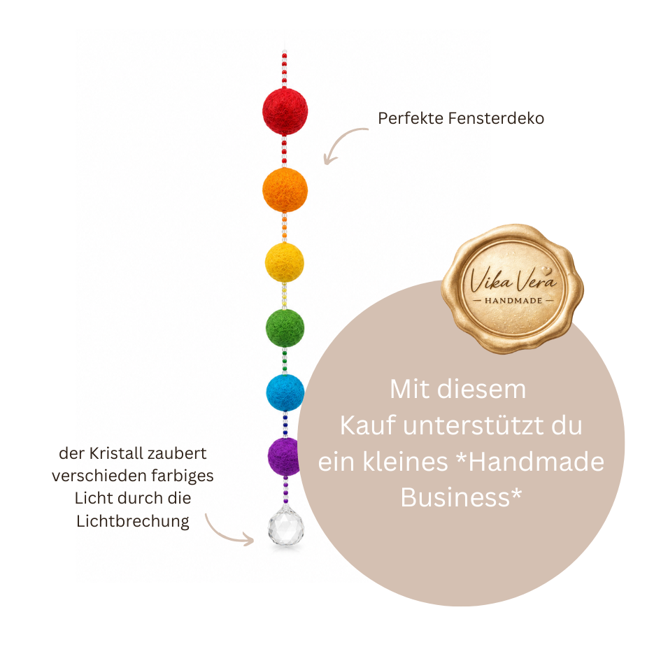 Fenstesrdeko - Lichtfänger bunt
