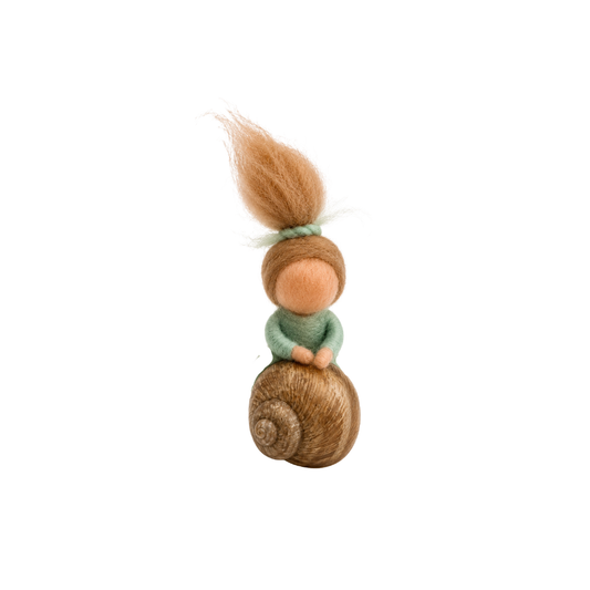 Filzengel in Schnecke - Schneckelina