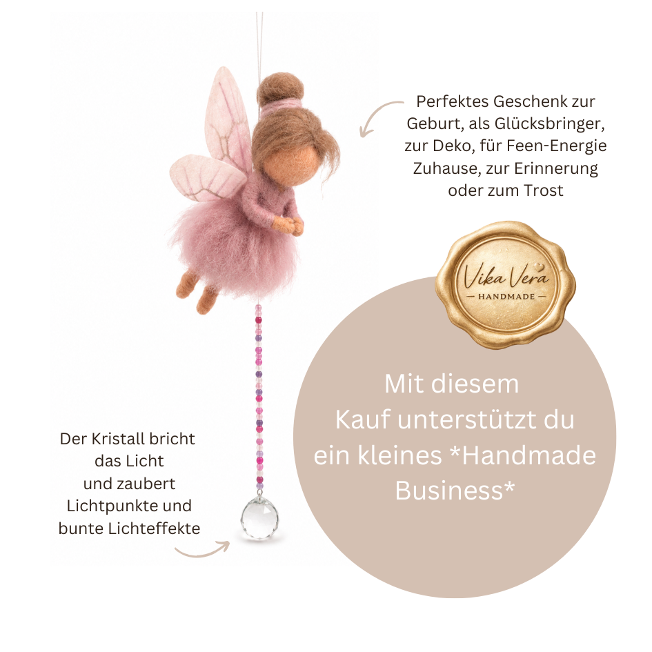 Filzengel - Regenbogenlicht - Sonnenfänger