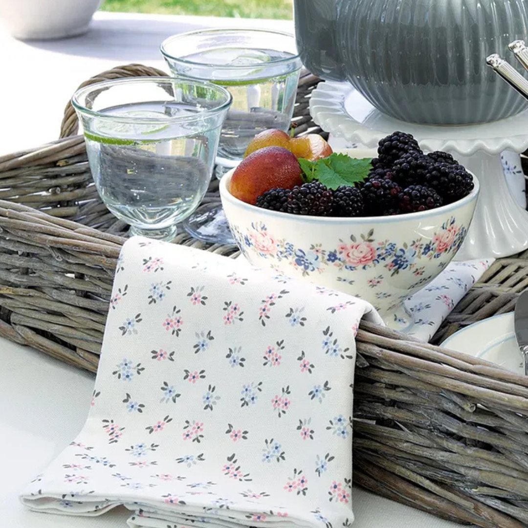 Tischdecke • Emely petit white • 100x100