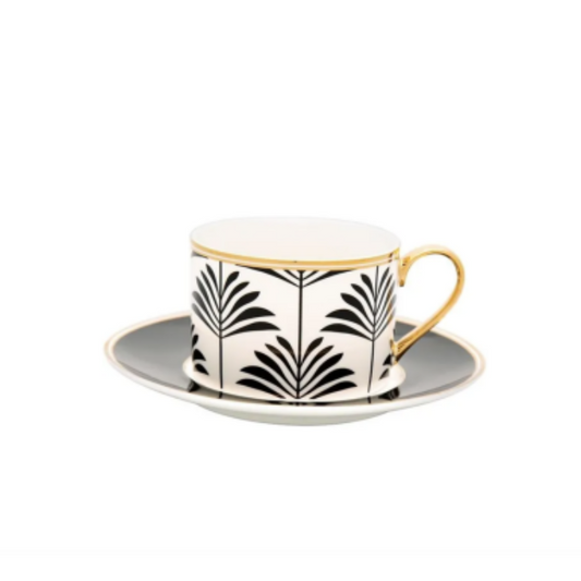 Teamug - mit Untersetzer - Maxime black