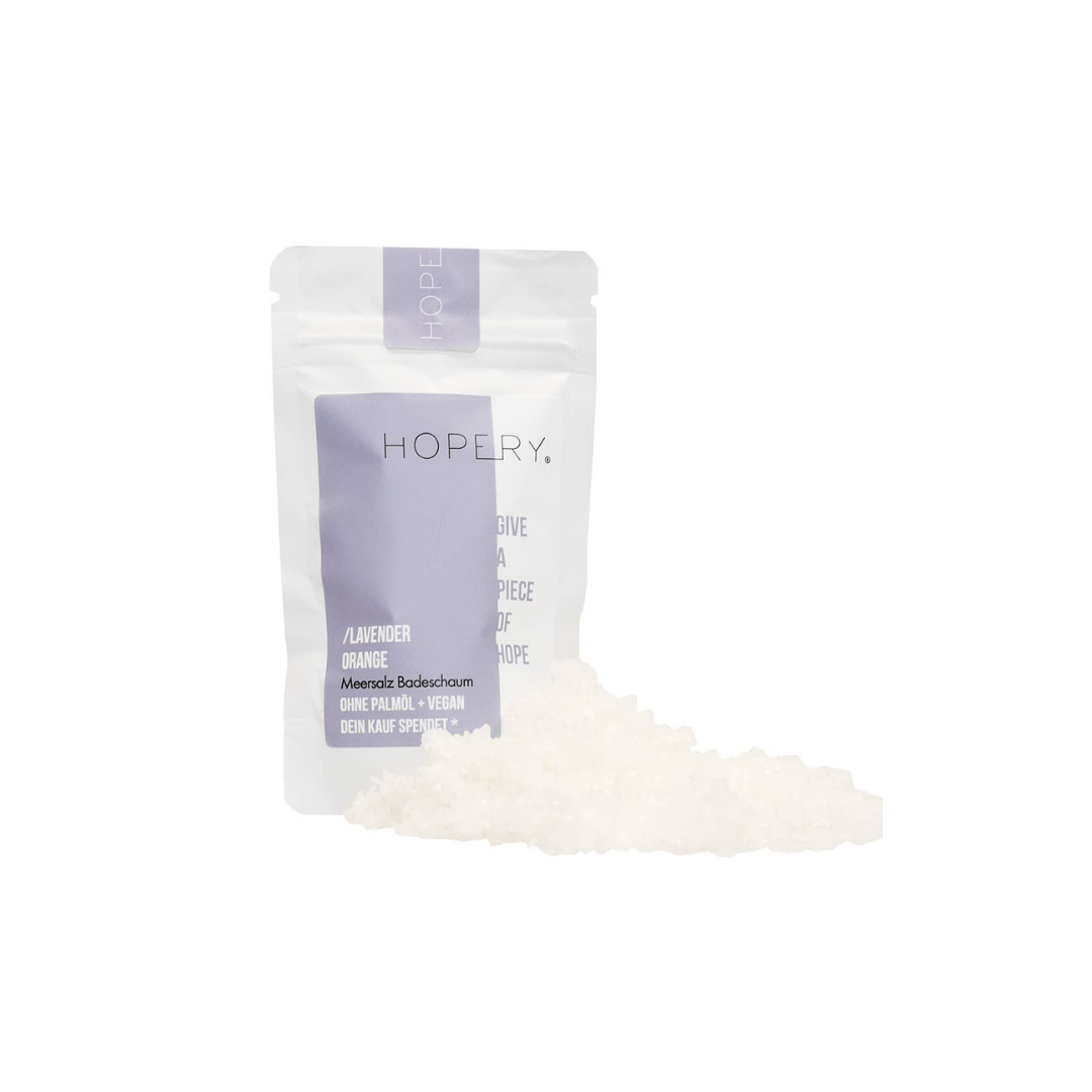 Meersalz Badeschaum - Lavendel Orange - 70g