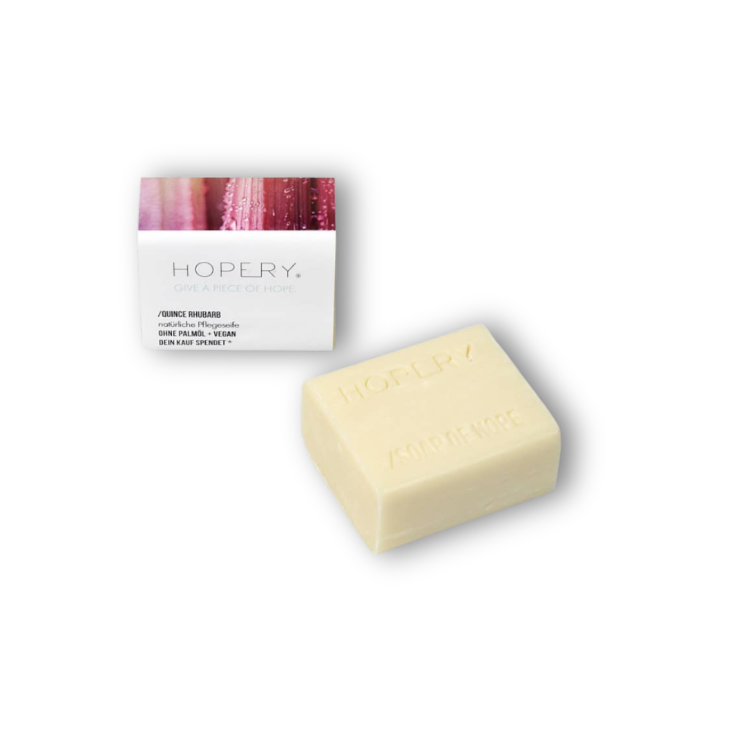 Seife - Rhabarber Quitte - pflanzlich & bio