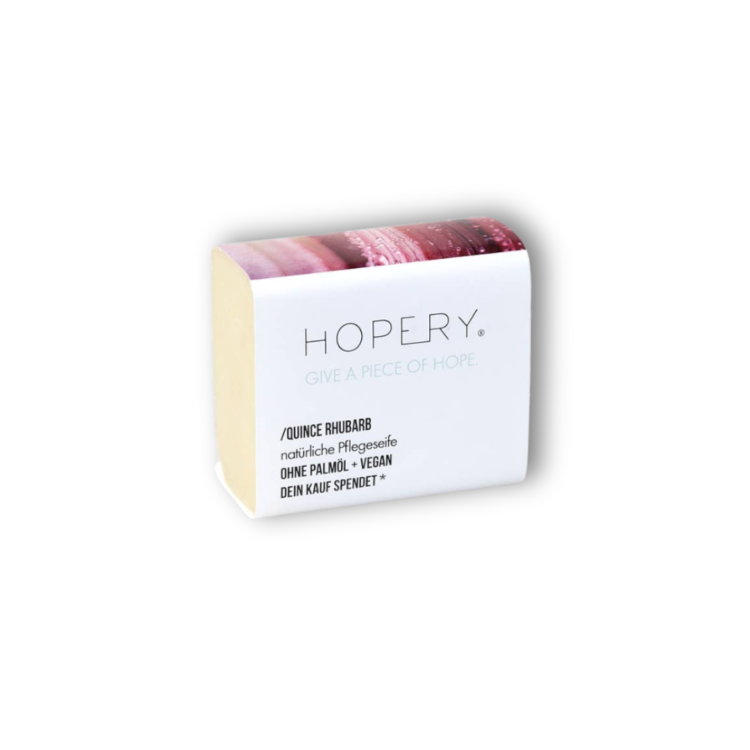 Seife - Rhabarber Quitte - pflanzlich & bio