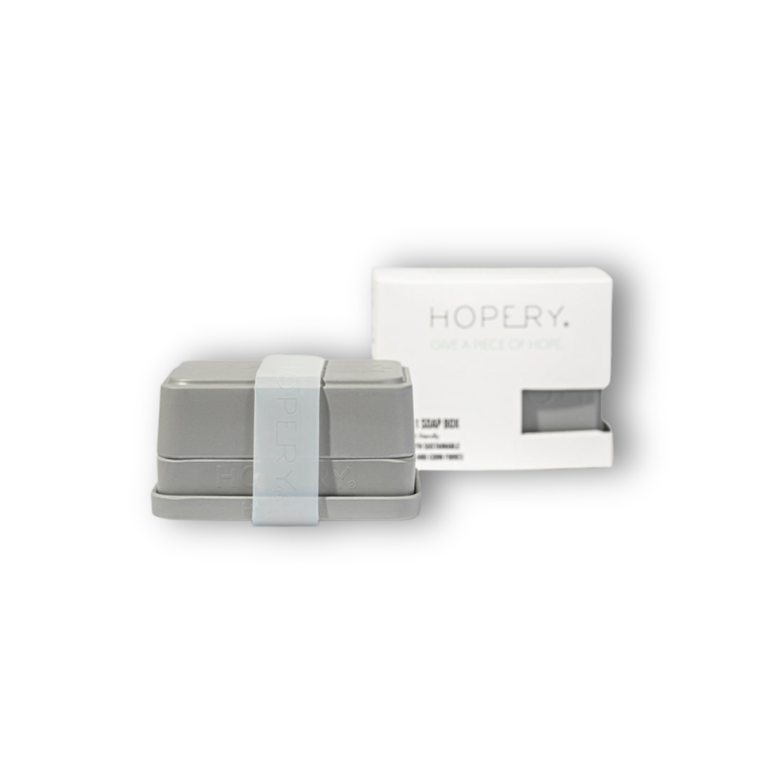 Seifenschale - 3in1 aus Bambus Mais – GREY