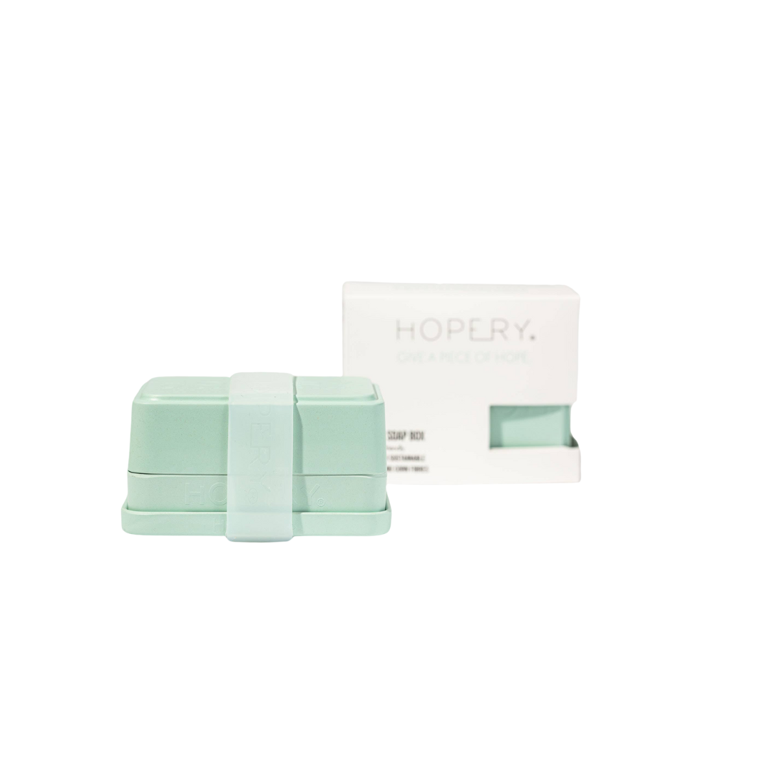 Seifenschale - 3in1 aus Bambus Mais - MINT