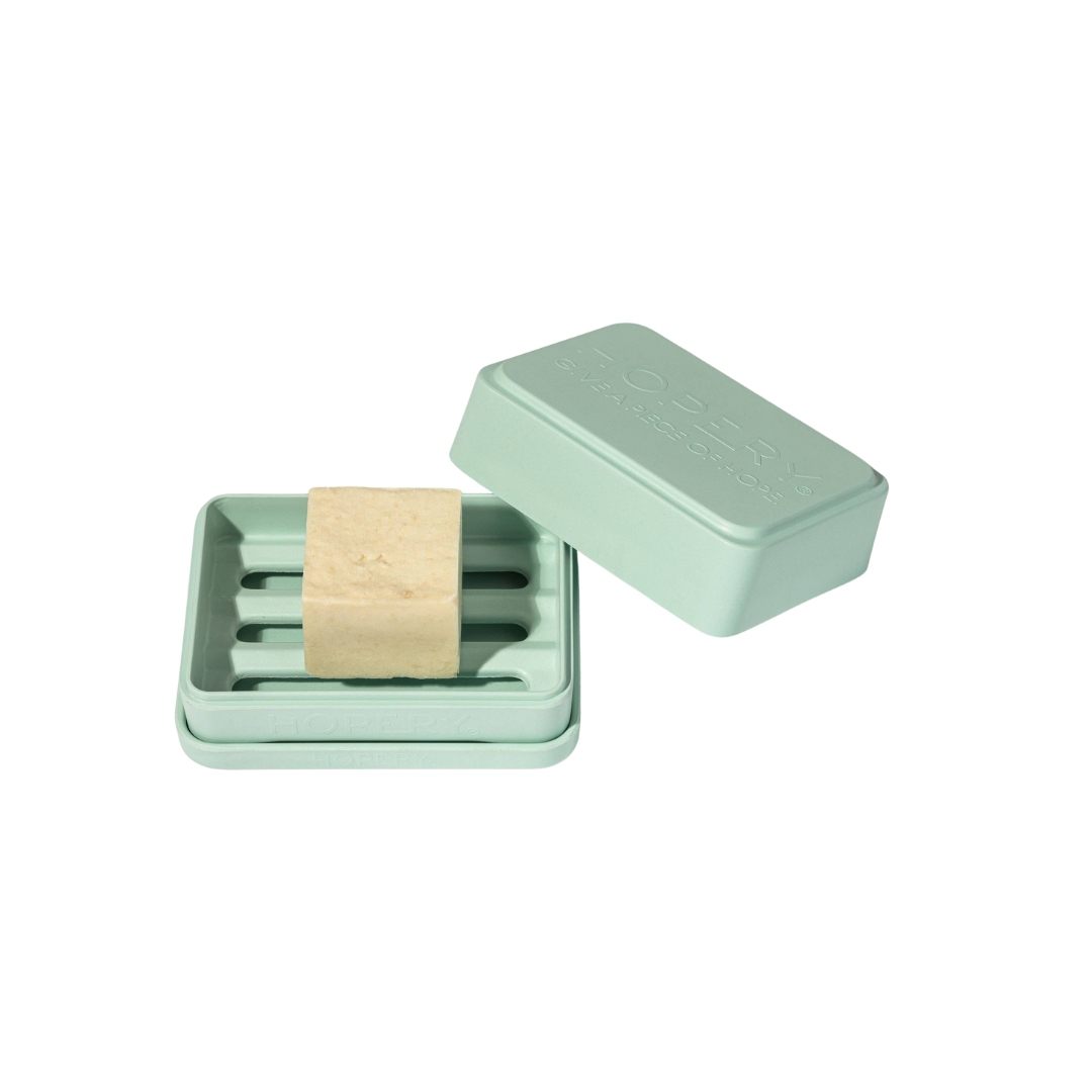 Seifenschale - 3in1 aus Bambus Mais - MINT