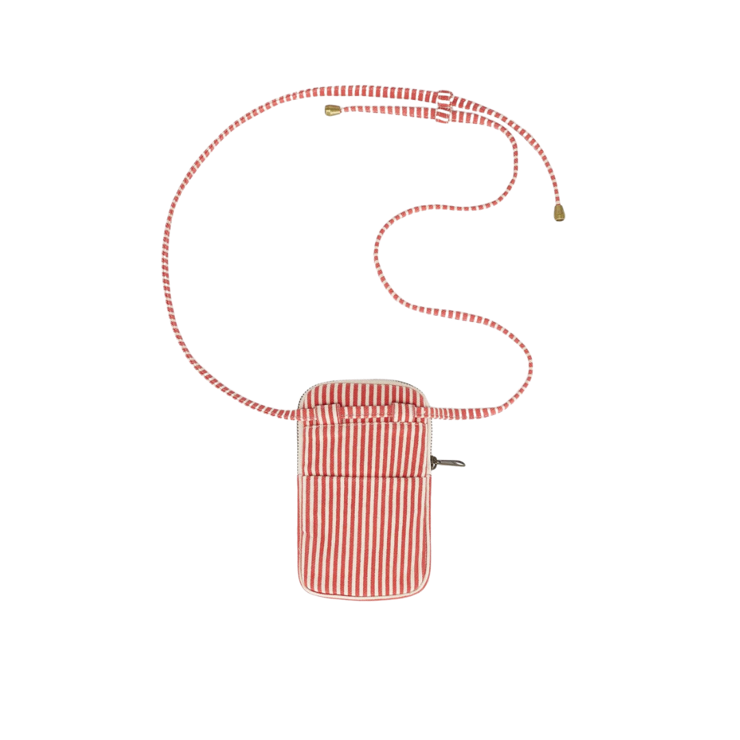Handytasche - BILL - rote Streifen